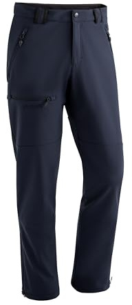 Maier Sports Herren Outdoorhose Adakit M, Winter-Wanderhose mit Fleece Innenseite, atmungsaktive und warme Softshell-Hose