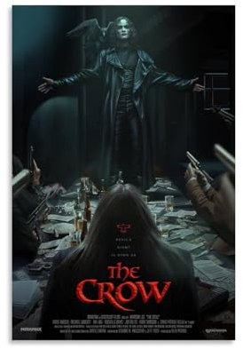 LAHTI Poster, Motiv: The Crow (1994), dekoratives Gemälde, Leinwand, Wandkunst, moderne Familienschlafzimmer-Dekoration, 20 x 30 cm