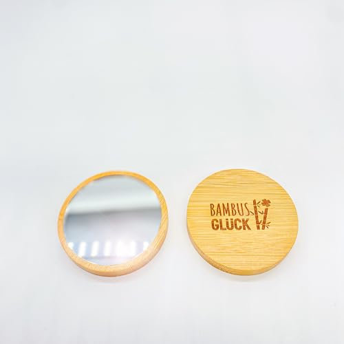 Bambusglück Handspiegel Rund 2-er Pack