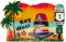 Key West Florida Souvenir Magnet, Iconic Mile Marker 0, 3D Resin Keepsake, 8,9 cm