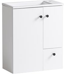 Schildmeyer Balto Waschtisch 157396, Kreideweiß, 50,0 x 25,0 x 60,0 cm