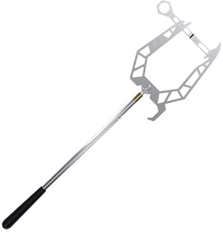 Marine Dock Hook - Extendable Automatic Boat Hook, Telescoping Boat Hook U-Shaped Tool | Multi-Function Boat Mooring, Ship Docking Hook for Sailing, Secure Berthing, Stainless Steel