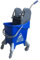 CVS2020.COM Commercial Mop Bucket with wringer 31 Liter | kentucky Mop Bucket with Ergonomic Design, Efficient Cleaning System, Easy Filling & Emptying, Cleaning Trolley on Wheels (Blue, 31L)
