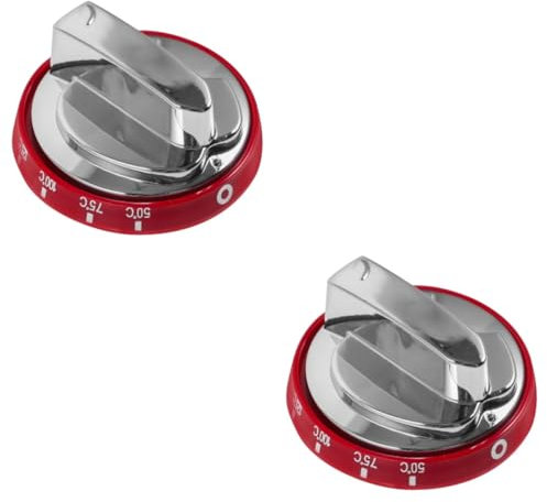 OSALADI 2stücke Thermostat Kontrollknopf Für Gasherd Und Elektrobackofen Temperaturregulierend Hitzebeständig Einsetzbar Geeignet Für Öfen