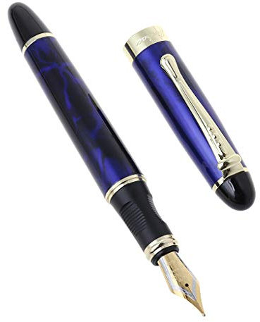 Jinhao X450 Luxury Men's Fountain Pen Business Student 0.5mm for Extra Fine Nib