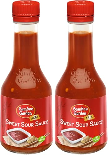 Bamboo Garden - Sweet Sour Sauce, Süß-pikante Sauce zum Verfeinern zahlreicher Gerichte oder als Dip, 1 x 200 ml (Verpackungsdesign kann abweichen) (Packung mit 2)