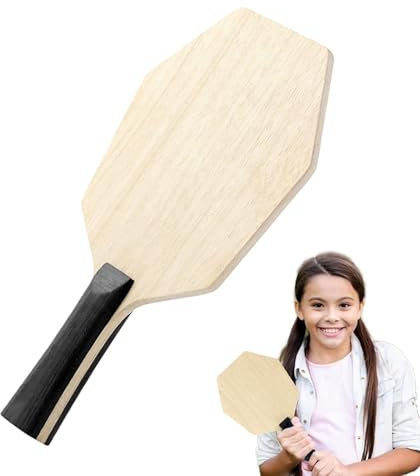 Table Tennis Racket Base Plate, Hexagonal Table Tennis Bat, 5-Layers Wood