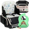 Slothie Trona Portátil para Bebé – Trona de Viaje Portátil para Comer, Asiento Elevador Plegable con Almacenamiento, Incluye Colgador Carrito, Babero de Silicona y Cuchara de Bambú