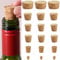 Natural Soft Wood Corks, 18 Pcs Wooden Bottle Corks Stoppers Soft Wine Wood Cork Stopper Replacement for Bottles Craft Jars (6 Sizes)