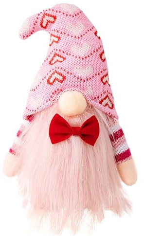 FUXIU Jolie figurine de nains de Saint-Valentin pour la fête des nains