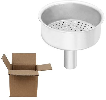 Coffee Pot Replacement Funnel Fits for Mocha Coffee Maker Pot 1-Cup,Moka Pot Funnel Replacement,Aluminium Funnel Filter(1 Pcs 1-Cup）