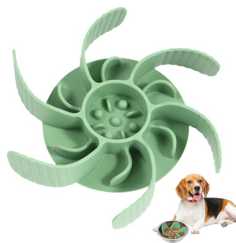 IKOPFLN Slow Feeder Hundenapf Einfügung Anti Schling Napf Hundenapf Anti-Choke Große Hundenäpfe Kieselgel Slow Feeder Bowl für Hunde Fressnäpfe für Hunde Zubehör Entlastet die Verdauung