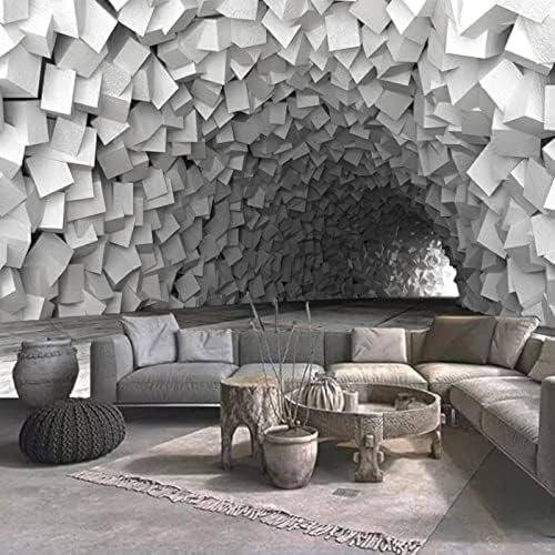 XLMING Portrait Kunst Abstrakt Raum Zement Wand 3D Tapete Wohnzimmer Sofa Schlafzimmer Esszimmer Home Dekoration Wand-150cm×105cm