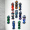 Brick Nest Supporto da parete compatibile con auto F1 Speed Champions Race (2 supporti)