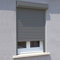 Protecta Volet Roulant Aluminium recoupable avec motorisation Filaire - Gris Anthracite - L x H