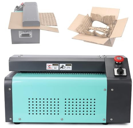 Wabenverpackungspapiermaschine,Papier Und Kartonbögen Wellpappenmaschine,Dicke Bis,10mm, Zerkleinerungsgeschwindigkeit,5m/Min,3D-Luftpolsterfolien-Alternative,Kraftpaper