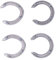 BRRNOO Hufeischuhe, Aluminiumlegierung Horse Training Rennzubehör Schneegeschwindigkeit Rennsport Hufschuhe für, 4,5x4,5x1.2in