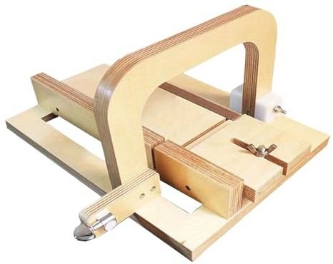 alloneslife Wood Soap Cutter Professional Single Wire Soap Slicer Handmade Soap Loafs Cutter Soap Making Cutting Tool Soap Cutter