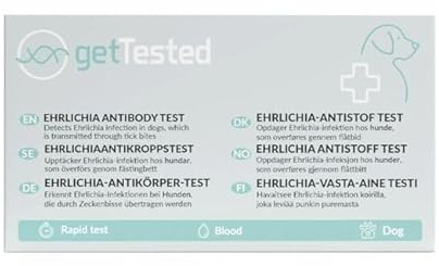 getTested Zeckenfieber (Ehrlichia Antikörper) Test für Hunde
