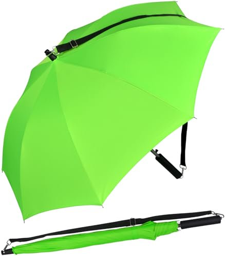 iX-brella Umhängeschirm Hands-Free - Neon Grün