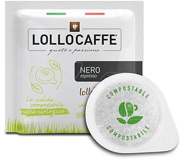 300 Kaffeepads Lollo, Mischung: Schwarz, hochwertig, aromatisch.