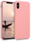 kwmobile Case Compatible with Apple iPhone XS Max Case - TPU Silicone Phone Cover with Soft Finish - Rose Gold