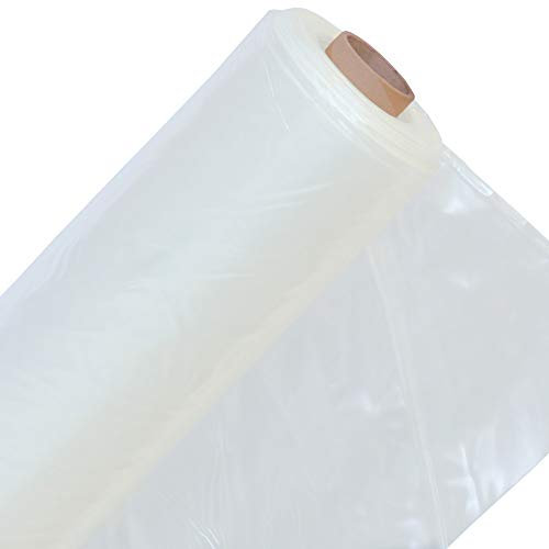 UV5 Gewächshausfolie Folientunnel 6m Breite hoch UV-stabil 200µm (0,2mm dick) Profi-Qualität! Länge: 2m Transparent