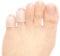 JKcare Transparent Pinky Toe Sleeves, Silicone Corn Cushions Pads, 12 Pack Little Toe Protectors for Corn, Blister and Injured Toenail Protection