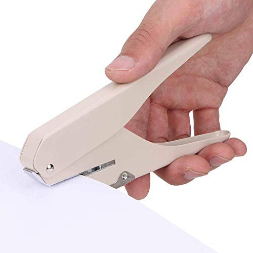 Perforatrice de champignon, perforatrice à un trou pour les feuilles mobiles(Beige)