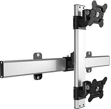 Cotytech Dual VESA Wall Mount Up & Down Quick Release Two Orientations