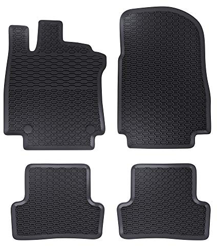GEYER & HOSAJA Gummifußmatten 873/4C kompatibel mit Renault Captur I (2013-2019) und Renault Clio IV (2012-2019)