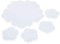 5PCS Flower Coaster Silicone Resin Tray Mould DIY Casting Moulds for Desk Decorations/Wine Rack