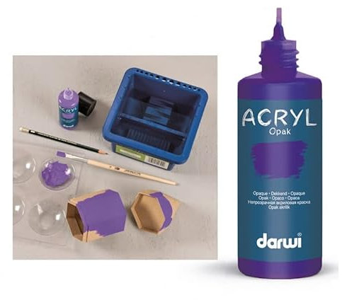 Darwi Peintures crémeuses acryliques, Opak, 80 ml, coloris au choix