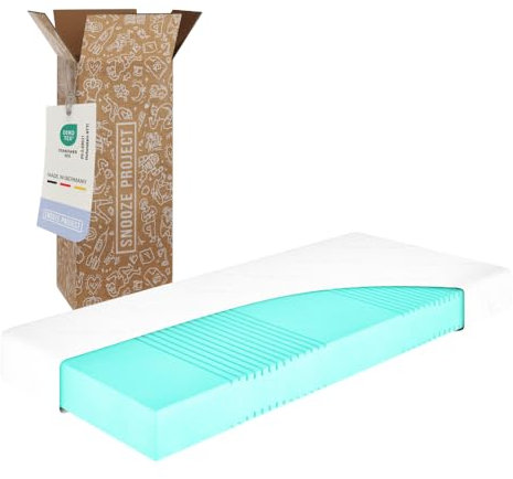 September Komfortschaum Matratze Plus 130 x 190 x 16 cm - H3 Mittel-Fest - Made in Germany - Oeko-Tex - 60° Grad waschbar - 130x190