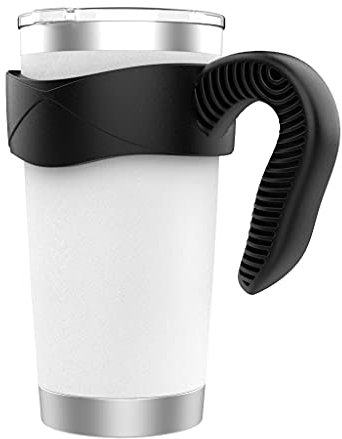 Tumbler handle fits for 20 OZ YETI, OZARK TRAIL, Rambler Tumbler(Black,Handle Only,Cup not Include)