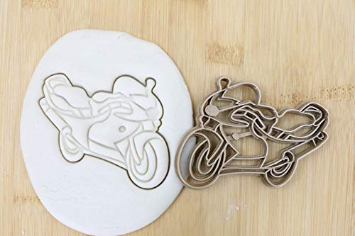 Motorrad Cookie Cutter Fondant Keksstempel/Ausstechform Keksausstecher Plätzchen ca. 8cm