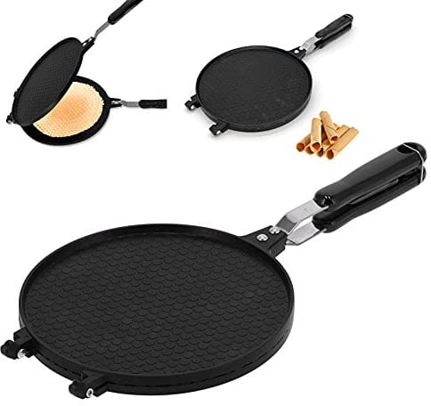 Waffle Cone Maker, Waffle Cone and Bowl Maker Ice Cream Cone Maker for Egg Roll Baking Pan Crispy Omelet Machine Bowl Maker