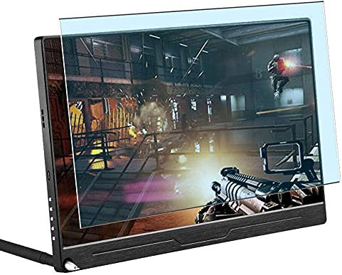 Vaxson 2 Stück Anti Blaulicht Schutzfolie kompatibel mit Eyoyo Monitor EM15L 15.6 Display Bluelight folie folien Displayschutzfolie （ nicht Panzer Schutz Glas folie SchutzGlas nicht PanzerGlas ）
