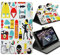Karylax - Etui Housse de Protection et Support (Motif ZA04) pour Tablette Tactile 7/8 Pouces Danew Dslide 807, Dslide 716, Logicom La Tab 74, Archos T80 WiFi, Samsung, Lenovo