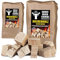 Räucherklötze Smoker Grill Chunks für BBQ Buche Räuchern 2-4 kg XXXL Räucherofen Wood Grillen Smoken Zubehör Smoke Raeuchern Feuerschale Chips Grillmaster, Menge:4 kg