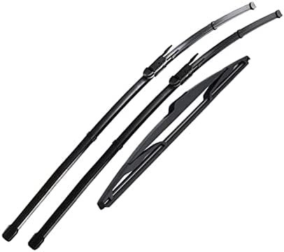 Juego de escobillas de limpiaparabrisas Delanteras y traseras, para Peugeot, para 307 2005-2007, Parabrisas, Ventana Trasera Delantera, 28+ 26 + 14, Piezas de automóviles