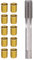 Zündkerzen-Gewinde-Reparatur-Set, Zündkerzen-Gewinde-Reparatur-Werkzeuge mit M12x1,25-Einsätzen und M14x1,25-Gewindebohrer, Professionelle Hochgeschwindigkeits