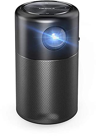 Mini Projector Smart Portable Wi-Fi Mini Projector Pocket Theater with DLP 360' Speaker Home Theater Projector (Color: Black Size: OneSize)