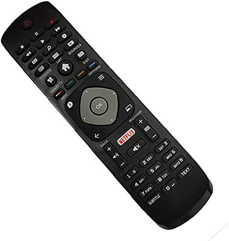 Remplacement Telecommande Universelle Philips pour Philips Smart TV 4K UHD HDR TV