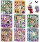 Halloween Aufkleber, 264pcs Happy Halloween Sticker für Kinder Party Tasche Füller, Kinder selbstklebende Aufkleber, Geist Kürbis Dämon Zauberer Vampir für Halloween Dekoration Party Favors-16Sheets