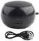 Pilipane Mini-3,Tragbarer Reiselautsprecher,5-mm-Lautsprecher Mit Eingebautem Akku, Für Mobiltelefone, MP3-PCs(Schwarz)