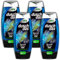 Gel de ducha Sport 3 en 1, 4 unidades de 225 ml