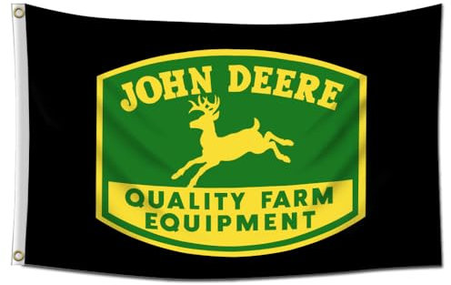Bofanio Flagge, kompatibel mit John Banner Deere Flagge, hochwertige Bauernhofausrüstungs-Fans, 90 x 152 cm, Banner für Garage, Männerhöhle, Schlafsaal, (BOR044)