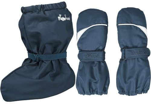 Playshoes Regenschuh Marine Small, Fäustling Marine 3 (ca. 4-6 Jahre)