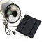 Solar Panel Fan, 5W USB Powered Mini Portable Outdoor Cooling Fan Free Energy for Home Chicken House RV Car Gazebo